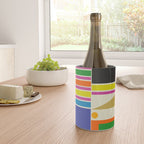 Modtastic Palm Springs Colorful Mid Century Modern Abstract Geometric Wine Chiller Gallery Image 4