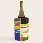 Modtastic Palm Springs Colorful Mid Century Modern Abstract Geometric Wine Chiller Gallery Image 1