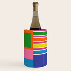 Modtastic Palm Springs Colorful Mid Century Modern Abstract Geometric Wine Chiller Gallery Image 2