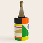 Modtastic Palm Springs Colorful Mid Century Modern Abstract Geometric Wine Chiller Gallery Image 3