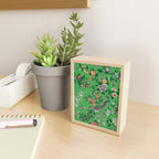 Chinoiserie Magpie Botanical Garden Bright Green Mini Art Print Gallery Image 2