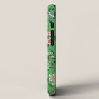 Chinoiserie Magpie Botanical Garden Bright Green iPhone Case Gallery Image 2