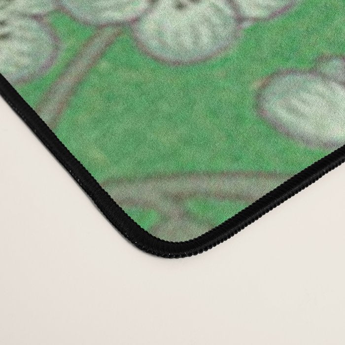 Chinoiserie Magpie Botanical Garden Bright Green Desk Mat Gallery Image 4