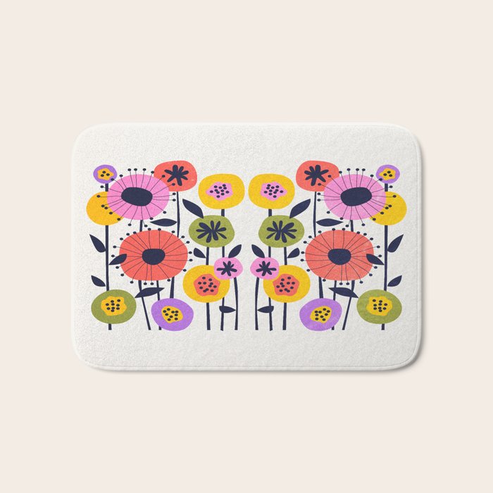 Paris: Botanica Edition | Flower Market Bath Mat Gallery Image 1