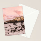 Sunset Beach Cliffs at Low Tide  Stationery Card Gallery Image 2