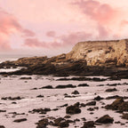 Sunset Beach Cliffs at Low Tide  Coffee Mug Gallery Image 2