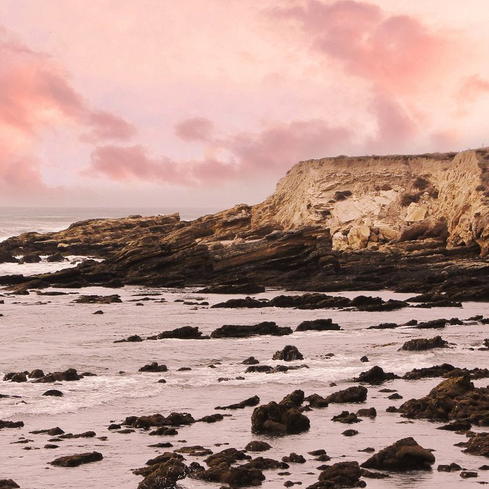 Sunset Beach Cliffs at Low Tide  Coffee Mug Gallery Image 2