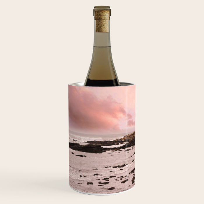 Sunset Beach Cliffs at Low Tide  Wine Chiller Gallery Image 2