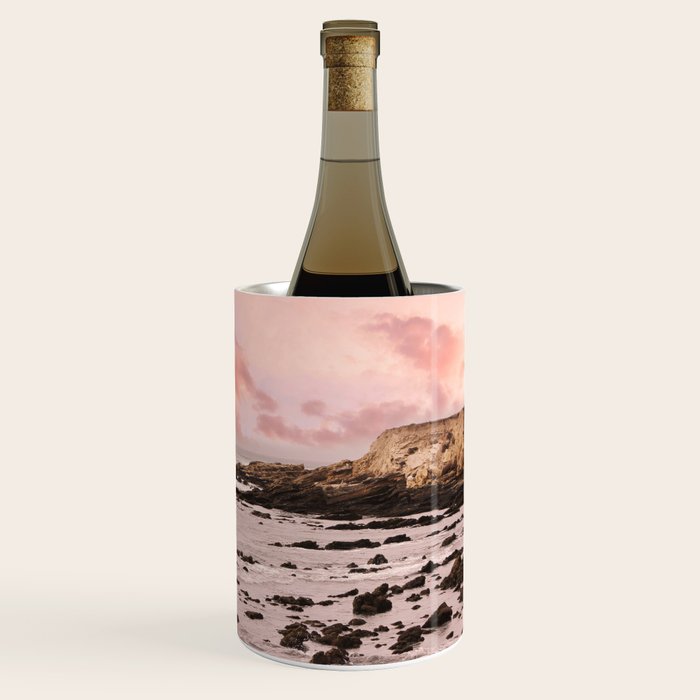 Sunset Beach Cliffs at Low Tide  Wine Chiller Gallery Image 1