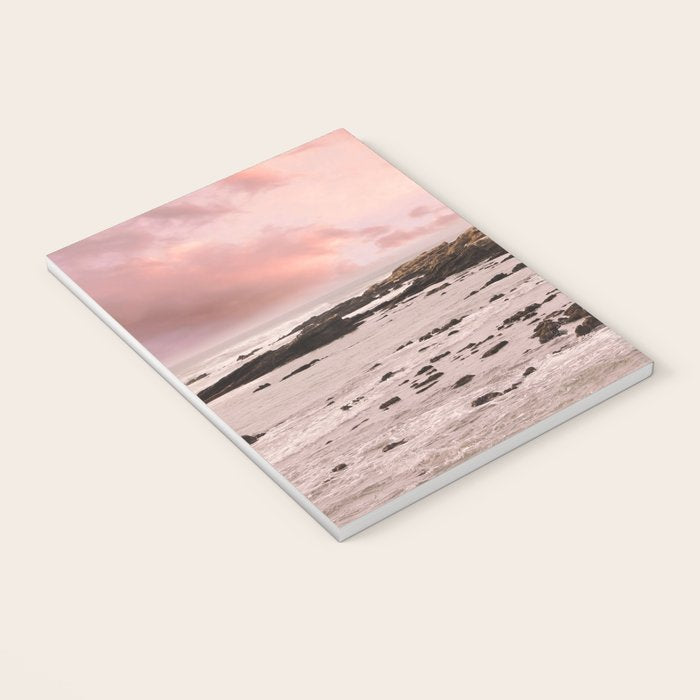Sunset Beach Cliffs at Low Tide  Notebook Gallery Image 3