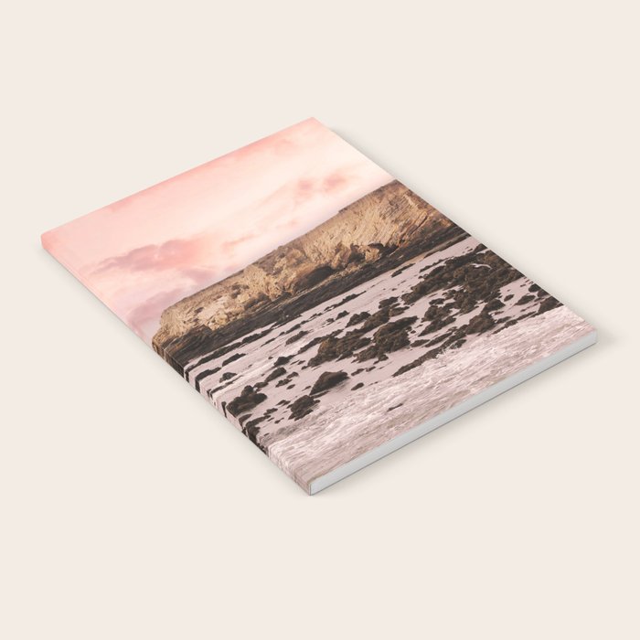 Sunset Beach Cliffs at Low Tide  Notebook Gallery Image 2