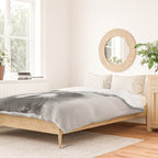Raccoon - Black & White Duvet Cover Gallery Image 2
