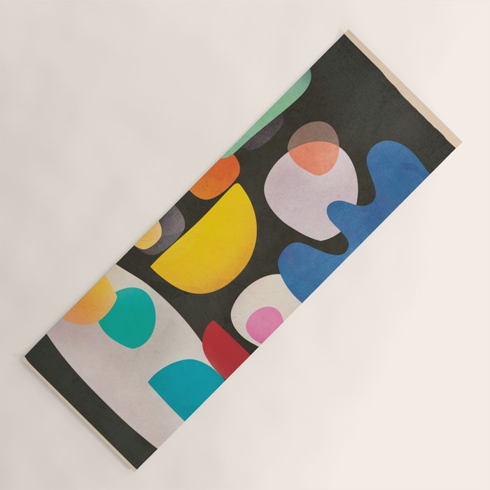 Abstract Modern Art 28 Yoga Mat Gallery Image 1