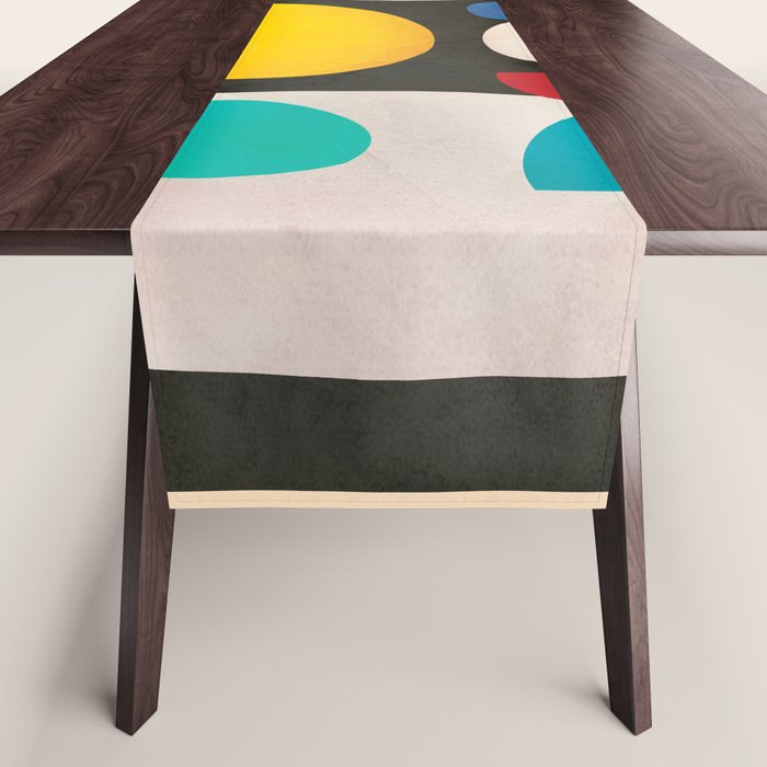 Abstract Modern Art 28 Table Runner Gallery Image 1
