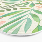 Watercolor Leaves I Bath Mat Gallery Image 3