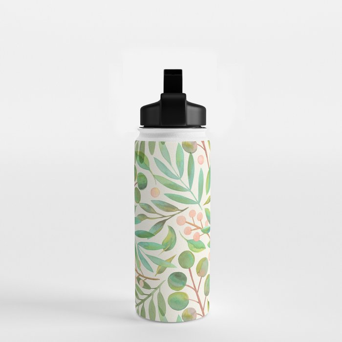 Watercolor Leaves I Water Bottle Gallery Image 2