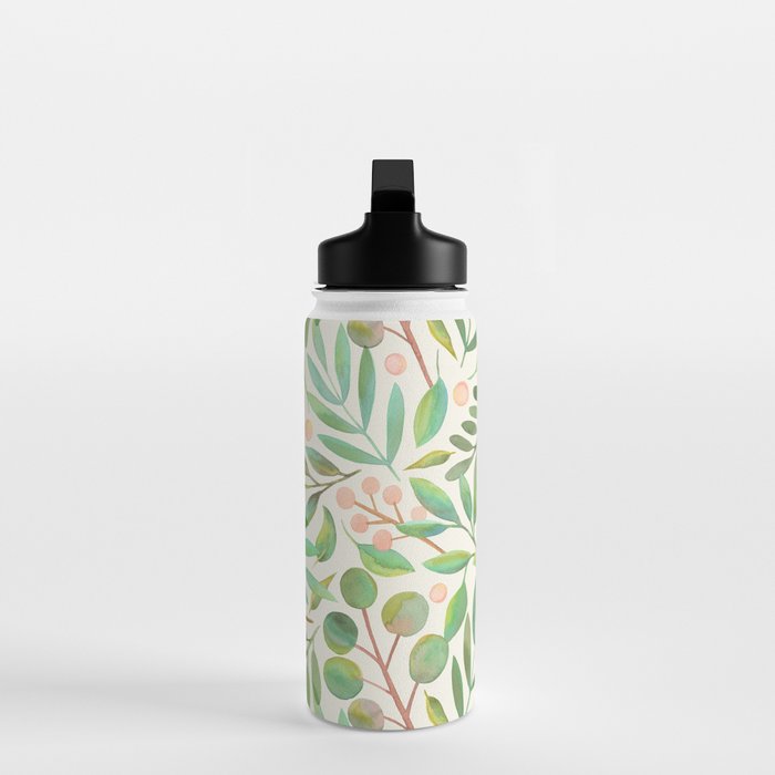 Watercolor Leaves I Water Bottle Gallery Image 3