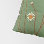 Wild Daisy Flowers 5 Pillow Sham Gallery Image 4