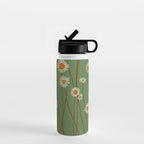 Wild Daisy Flowers 5 Water Bottle Gallery Image 1