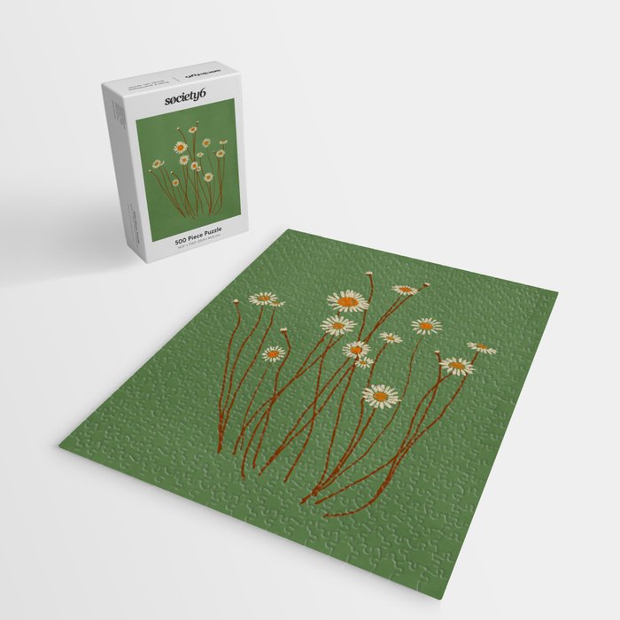 Wild Daisy Flowers 5 Jigsaw Puzzle Gallery Image 2