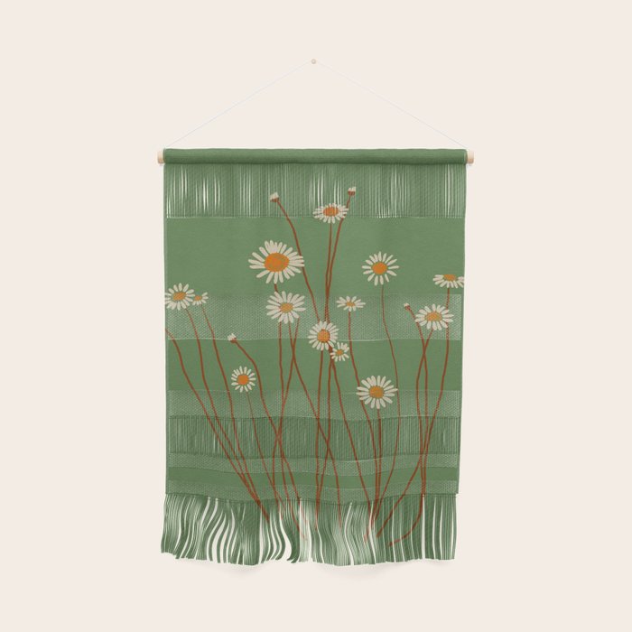 Wild Daisy Flowers 5 Wall Hanging Gallery Image 1