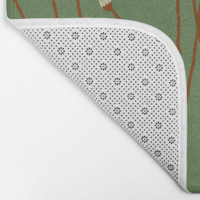 Wild Daisy Flowers 5 Bath Mat Gallery Image 2