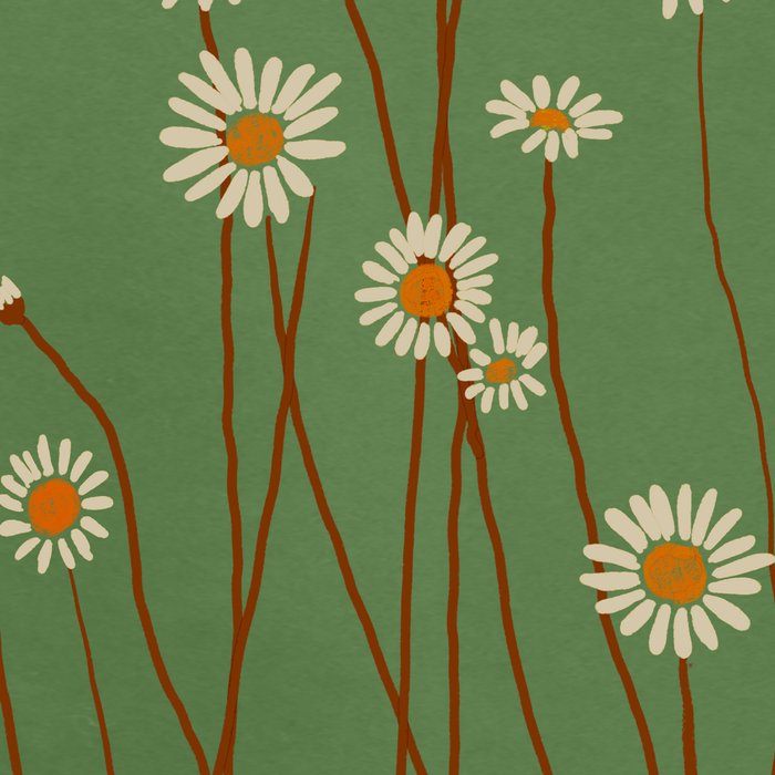Wild Daisy Flowers 5 Coffee Mug Gallery Image 2