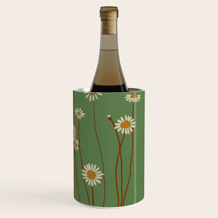 Wild Daisy Flowers 5 Wine Chiller Gallery Image 3