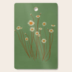 Wild Daisy Flowers 5 Cutting Board Gallery Image 1