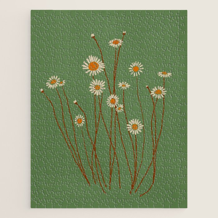 Wild Daisy Flowers 5 Jigsaw Puzzle Gallery Image 1