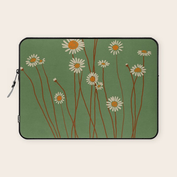 Wild Daisy Flowers 5 Laptop Sleeve Gallery Image 1