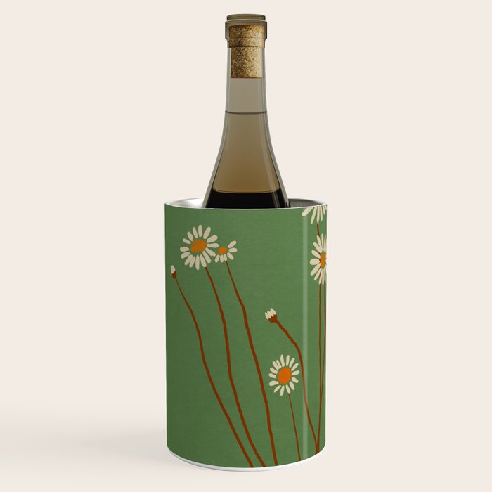Wild Daisy Flowers 5 Wine Chiller Gallery Image 2