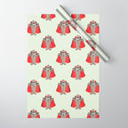 Vampire Walrus Wrapping Paper Gallery Image 1