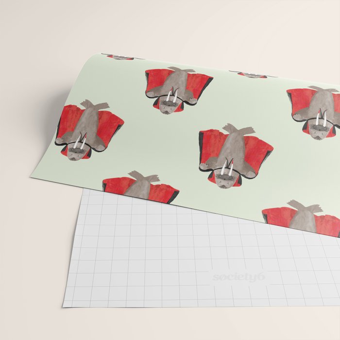 Vampire Walrus Wrapping Paper Gallery Image 2