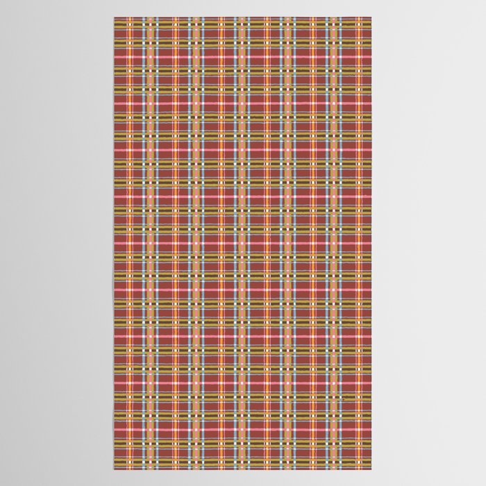 Autumn Tartan Charm Tablecloth Gallery Image 2