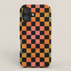 Rainbow Checkered Print iPhone Case Gallery Image 1