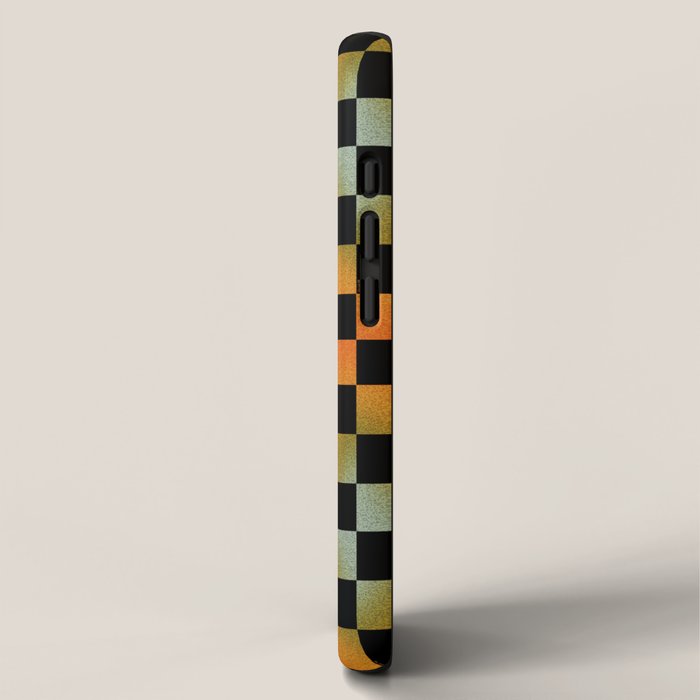 Rainbow Checkered Print iPhone Case Gallery Image 2