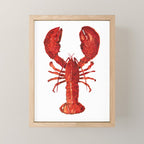 Watercolor Lobster #1 Mini Art Print Gallery Image 1