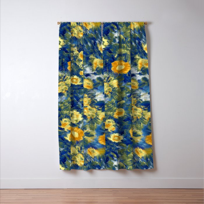 Vincent van Gogh Style Pattern Design Window Curtain Gallery Image 3