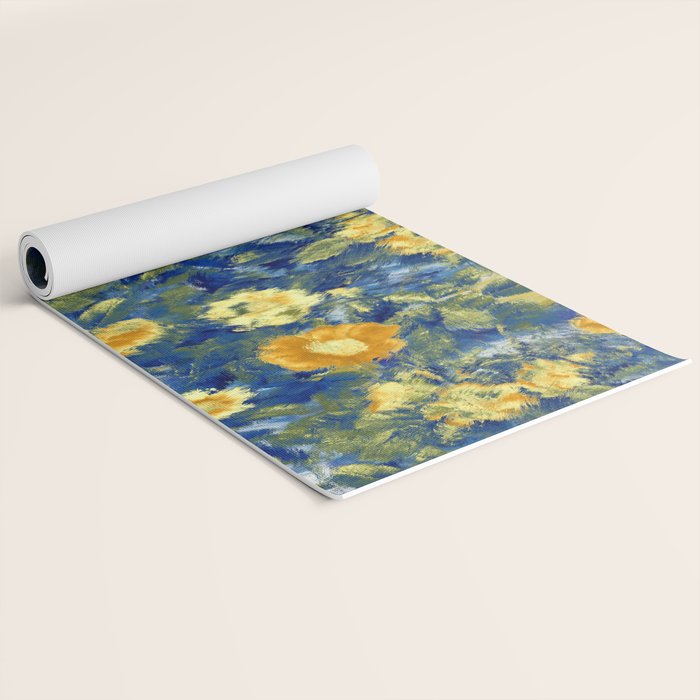 Vincent van Gogh Style Pattern Design Yoga Mat Gallery Image 2