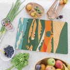 Nature farm field landscape art Cutting Board Gallery Image 2