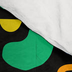 Fun colorful abstract summer shape pattern Comforter Gallery Image 4