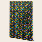 Fun colorful abstract summer shape pattern Wallpaper Gallery Image 2