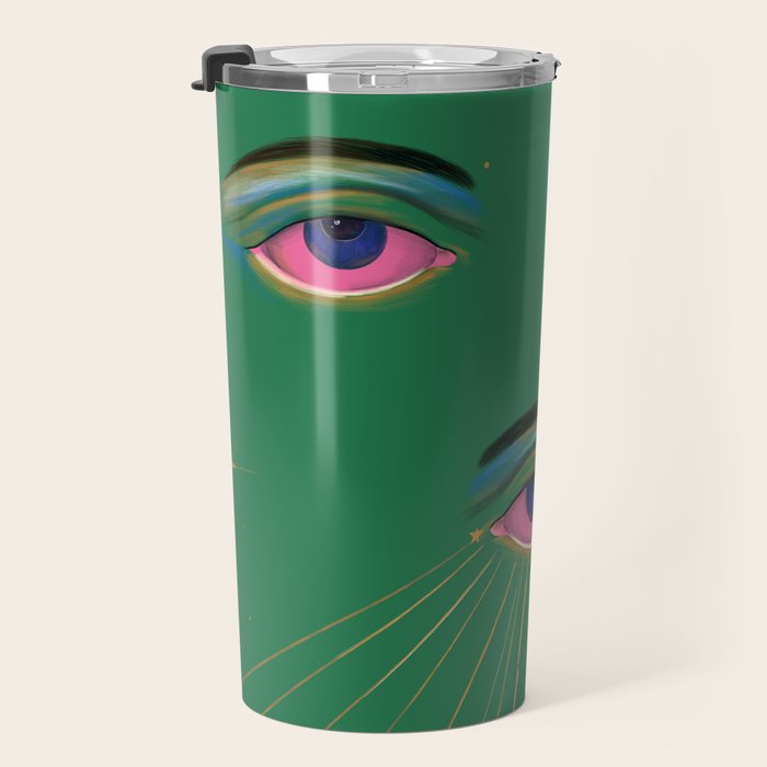 Three Eyes  Travel Mug Gallery Image 3