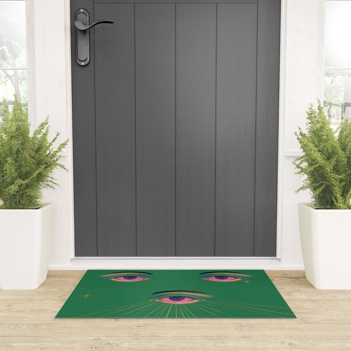 Three Eyes  Welcome Mat Gallery Image 3