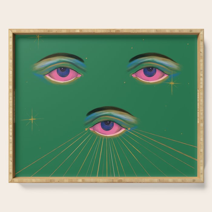 Three Eyes  Serving Tray Gallery Image 1