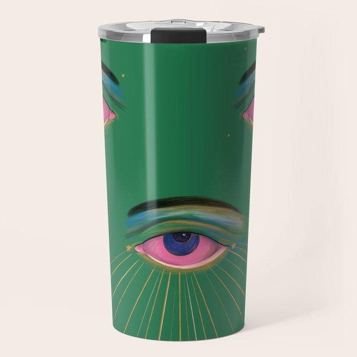 Three Eyes  Travel Mug Gallery Image 1