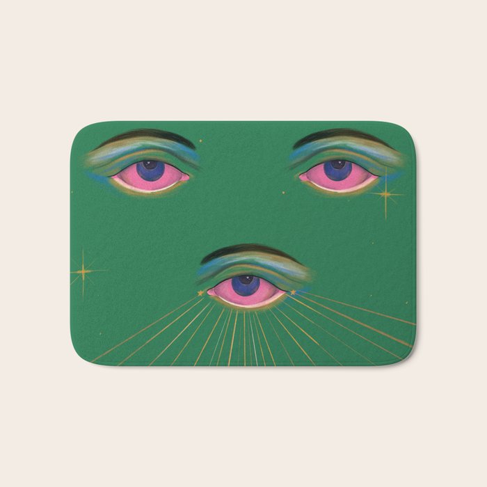 Three Eyes  Bath Mat Gallery Image 1