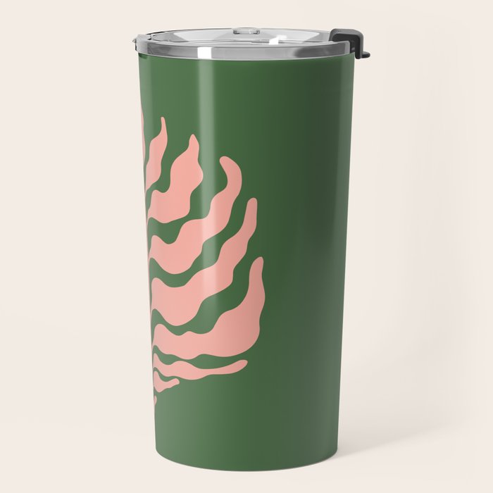 Cosmos: Matisse Leaf | Color Series I Travel Mug Gallery Image 2