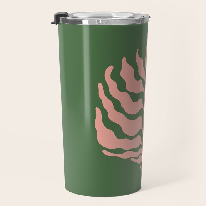 Cosmos: Matisse Leaf | Color Series I Travel Mug Gallery Image 3